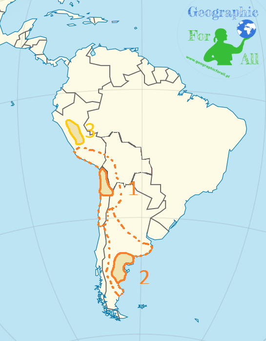 Pustynie w Ameryce Południowej