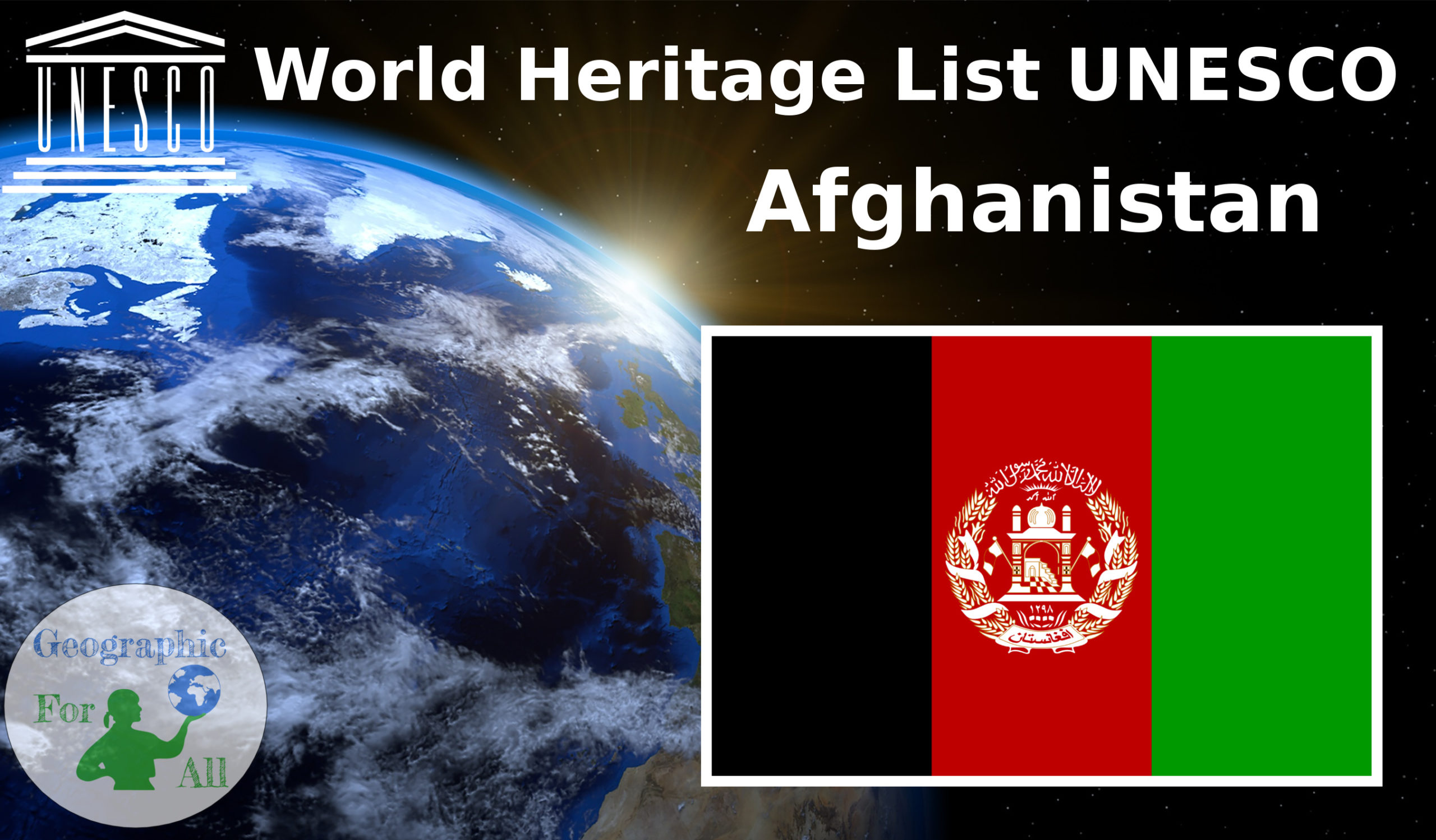World Heritage List UNESCO Afghanistan