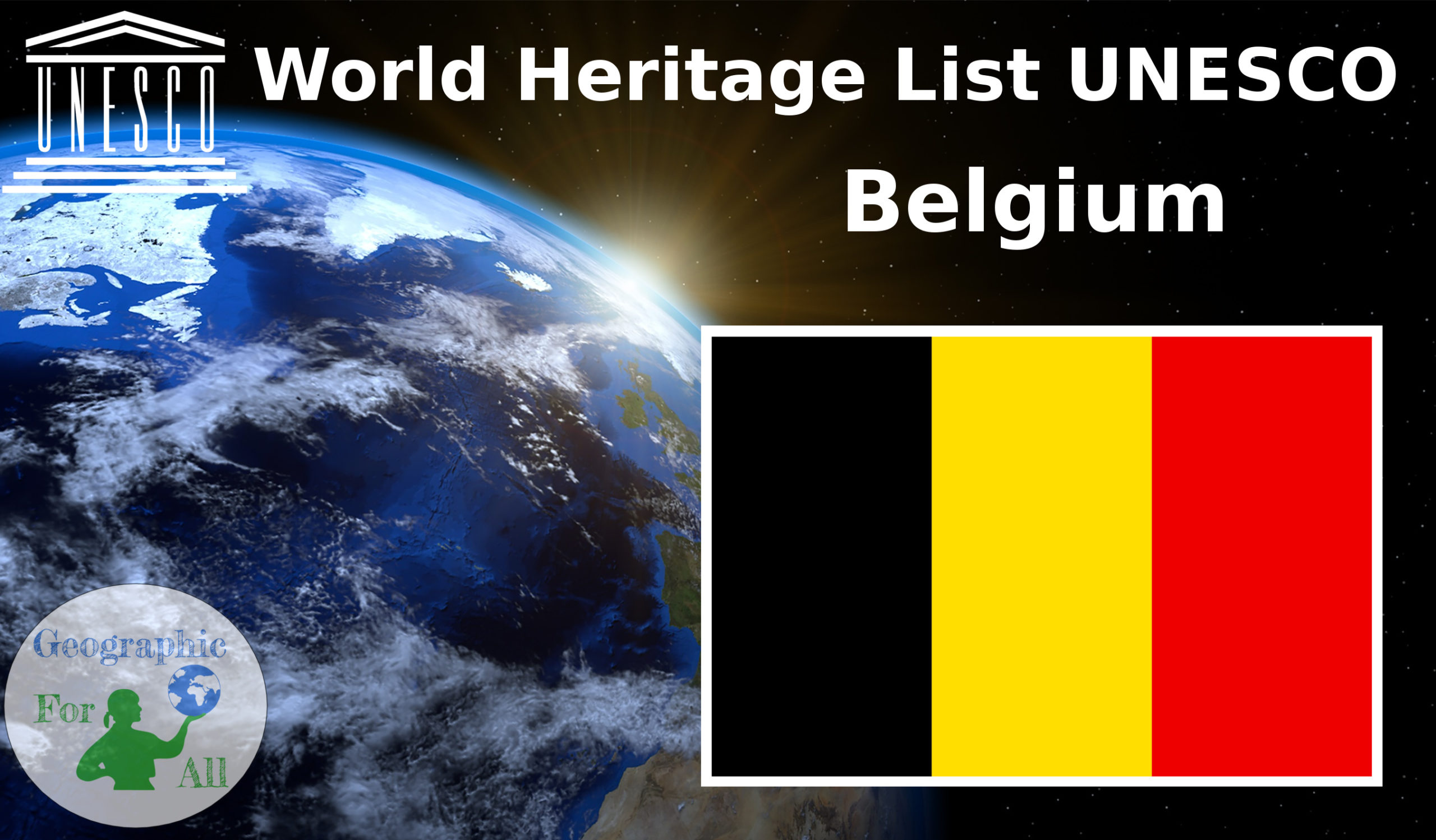 World Heritage List UNESCO Belgium
