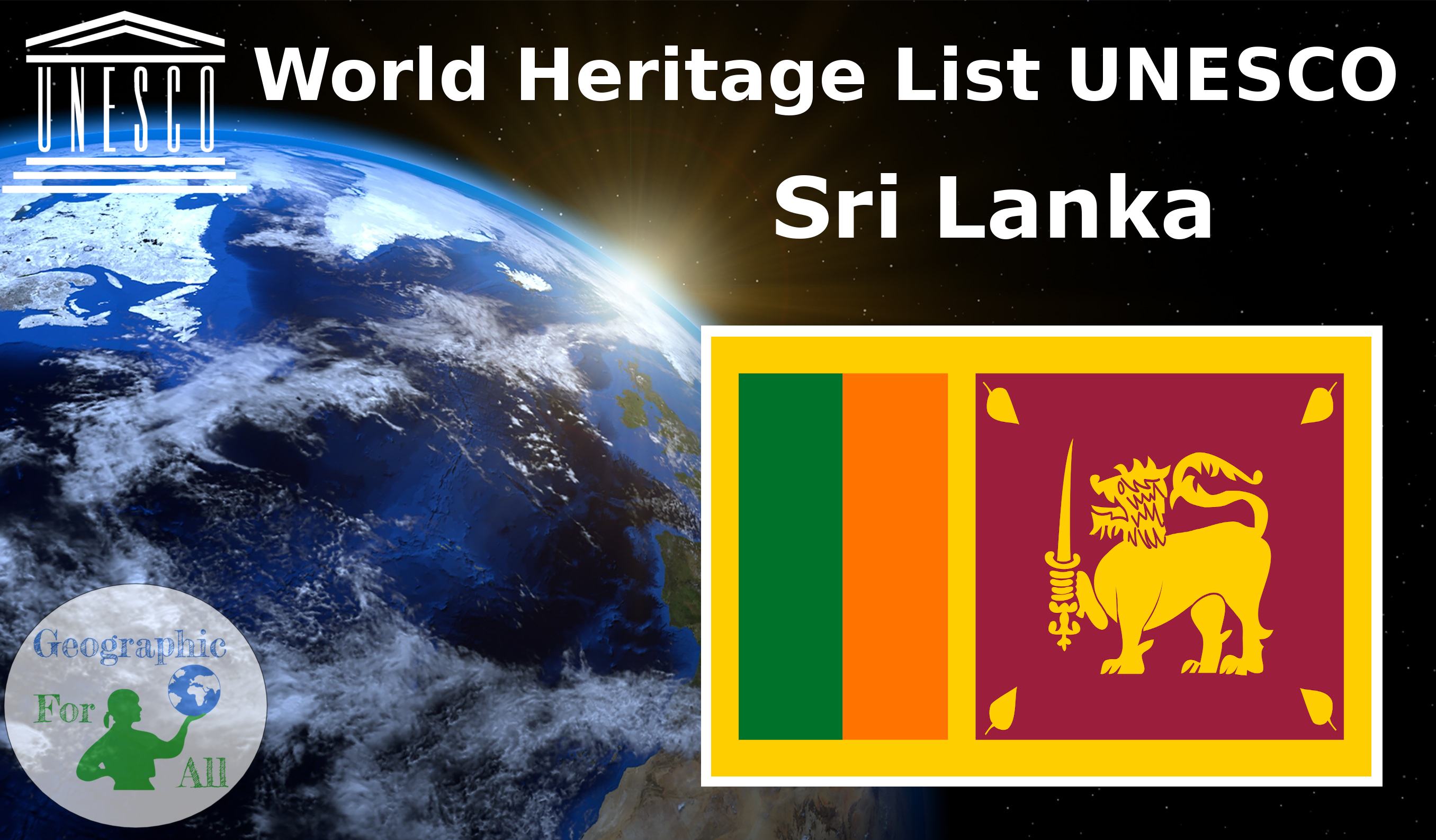 World Heritage List UNESCO - Sri Lanka